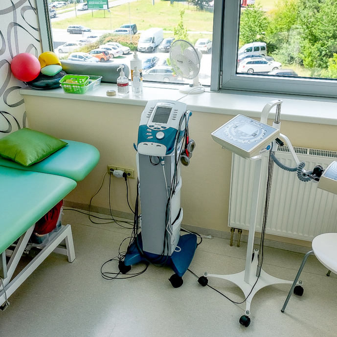 Fyzioterapie • 2 Ordinace s lehátkem a vybavením